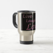 Live Laugh Love Reisbeker (Voorkant links)