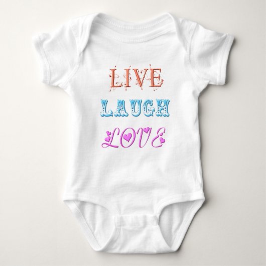 Live, Laugh, Love Romper (Voorkant)