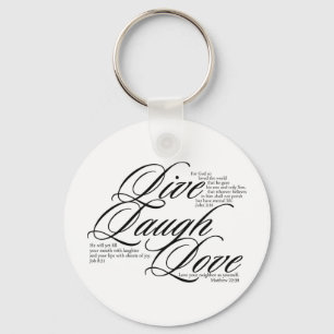 Live Laugh Love Sleutelhanger