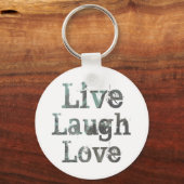 Live, Laugh, Love Sleutelhanger (Voorkant)