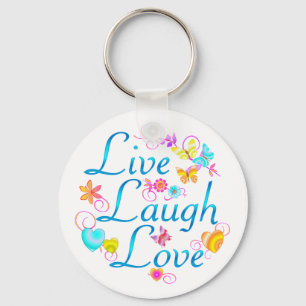 Live, Laugh, Love Sleutelhanger