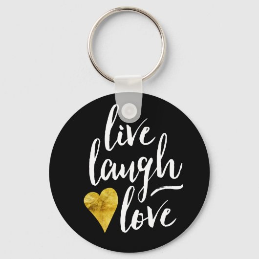 Live Laugh Love Sleutelhanger (Voorkant)