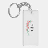 Live Laugh Love-sleutelketen Sleutelhanger (Voorkant Links)