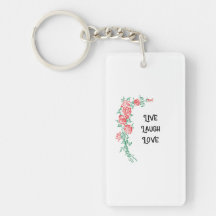 Live Laugh Love-sleutelketen