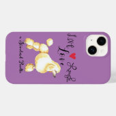 Live Laugh Love Standard Poodle Case-Mate iPhone Case (Achterkant (horizontaal))