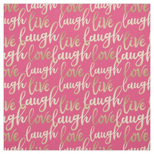 Live Laugh Love Stof (Swatch)