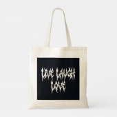Live, Laugh, Love Tote Bag (Achterkant)