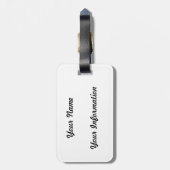 Live, Laugh, Love Travel Label Bagagelabel (Achterkant verticaal)