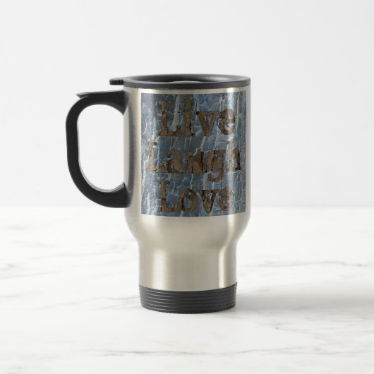 Live, Laugh, Love Travel Mug Reisbeker (Links)