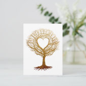 Live Laugh Love - Tree of Life Briefkaart (Staand voorkant)