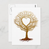 Live Laugh Love - Tree of Life Briefkaart (Voorkant / Achterkant)