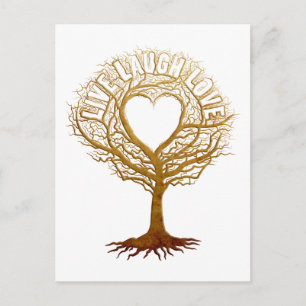 Live Laugh Love - Tree of Life Briefkaart