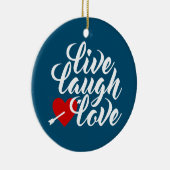 Live Laugh Love Valentijn Calligraphy | ORNAMENT (Rechts)