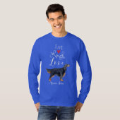 Live Laugh Love van Gordon Setter T-Shirt (Voorkant volledig)