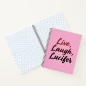 Live, Laugh, Lucifer Notitieboek (Binnen)