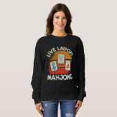 Live Laugh Mahjong T-shirt (Voorkant volledig)