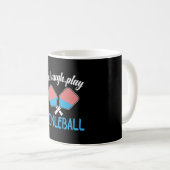Live Laugh Play Pickleball Koffiemok (Voorkant rechts)