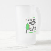 Live Laugh Play Pickleball Matglas Bierpul (Voorkant rechts)