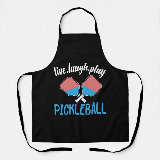 Live Laugh Play Pickleball Schort (Voorkant)
