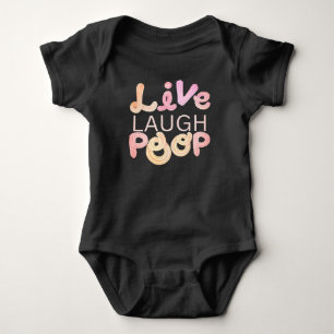 Live Laugh Poop Romper