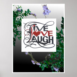 LIVE LAUGH POSTER