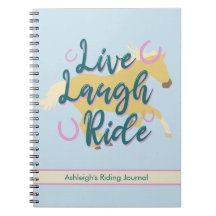 Live Laugh Ride - Blauwgroen + Palomino Horse Ridi