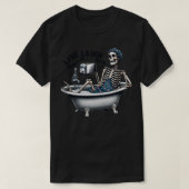Live Laugh Toaster Bath T-shirt (Design voorkant)