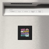 Live Laugh Toaster The Funny Skeleton Meme Dark Hu Magneet (Insitu (Vaatwasser))