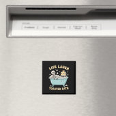 Live Laugh Toaster The Funny Skeleton Meme Dark Hu Magneet (Insitu (Vaatwasser))