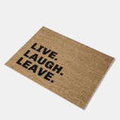 Live Laugh verlof Deurmat (Schuin)