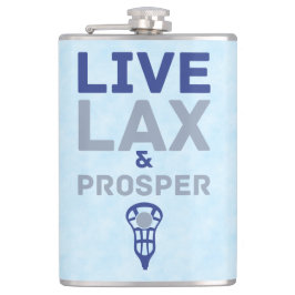 Live LAX en Prosper Lacrosse Flask Heupfles