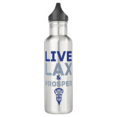 Live LAX en Prosper Lacrosse Waterfles (Links)