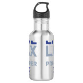 Live LAX en Prosper Lacrosse Waterfles (Voorkant)