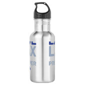 Live LAX en Prosper Lacrosse Waterfles (Achterkant)