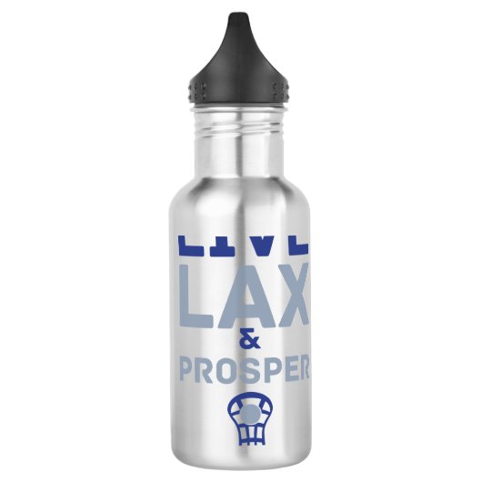 Live LAX en Prosper Lacrosse Waterfles (Links)