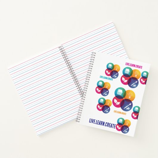 Live.Learn.Creëer Notitieboek (Binnen)