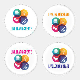 Live.Learn.Creëer Onderzetter Set