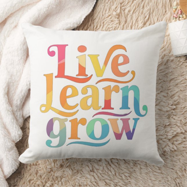 Live Learn Grow Kussen (Deken)