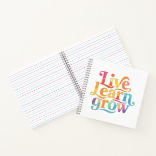Live Learn Grow Notitieboek