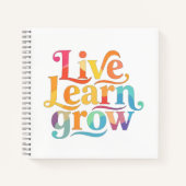 Live Learn Grow Notitieboek (Voorkant)