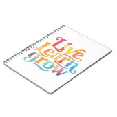 Live Learn Grow Notitieboek (Linkerzijde)