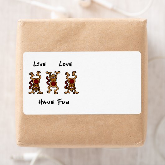 Live Liefde Aap Etiket (Insitu)