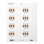 Live Liefde Aap Etiket (Full Sheet)