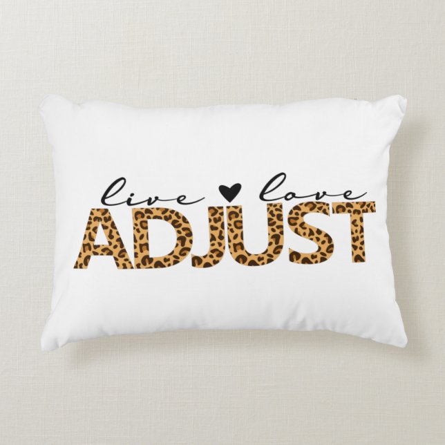 Live liefde bijstellen, chiropractische kussen, ch accent kussen (Voorkant)