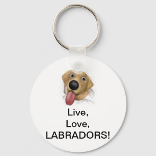 Live, Liefde, Labradors! Sleutelhanger