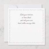 Live Liefde Lach Elegant Wit Script Roze Groet (Achterkant)