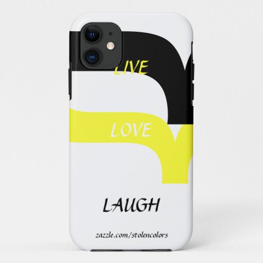 Live Liefde Lach iPhone 5 Case-Mate iPhone Case (Achterkant)