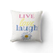 Live Liefde Lach leuk kleurrijk type wit