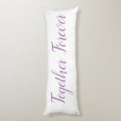 Live Liefde Lach met de Initialen van het paar Lichaamskussen (Achterkant (Verticaal))