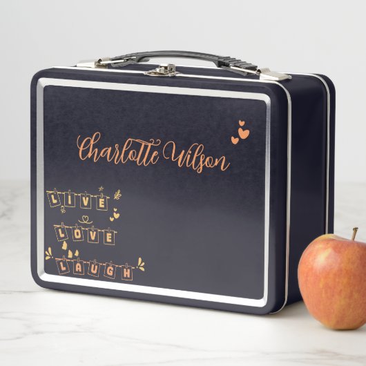 Live Liefde Lachen Schattigee Notedry Personaliser (In situ)